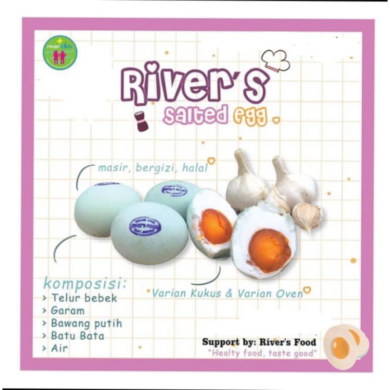 

TELUR ASIN KUKUS & OVEN (kemasan isi 4 & 6 butir)