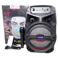 Speaker Fleco Super Bass F-6011 Bluetooth Speaker + Microphone