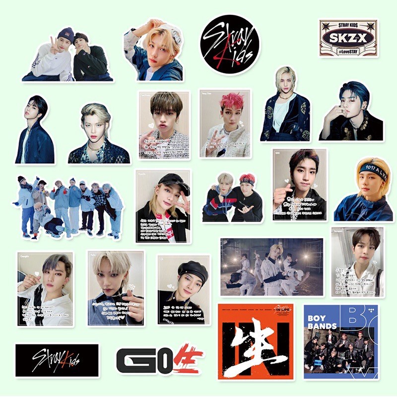 95pcs / set Stiker Graffiti Stray Kids Untuk Koper / Handphone