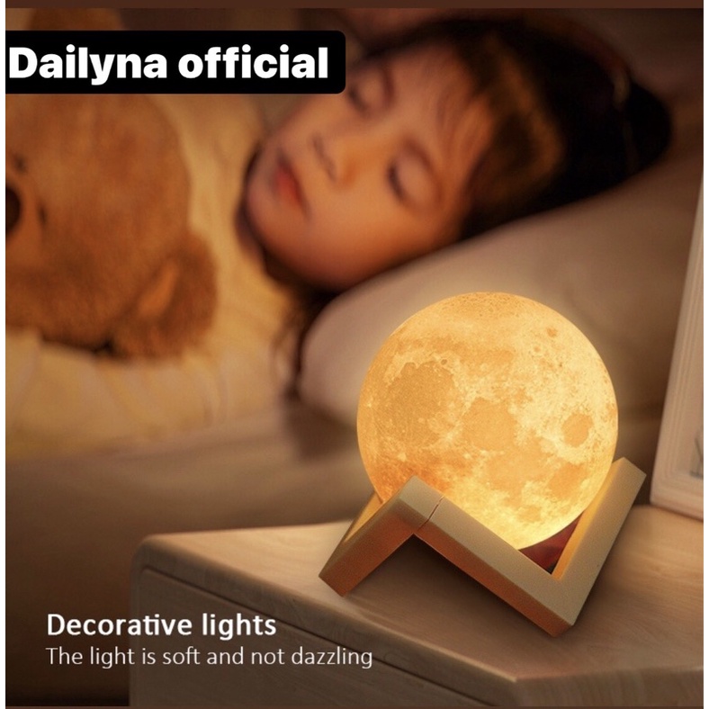 LAMPU TIDUR MOON UNIK DAN LUCU LAMPU TIDUR AESTETIC