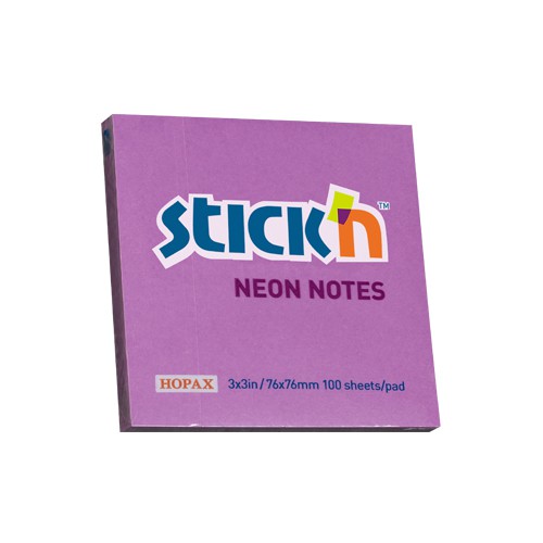 

Stick'n Regular Notes 21210 (3x3) Neon Purple - Memo - ATK