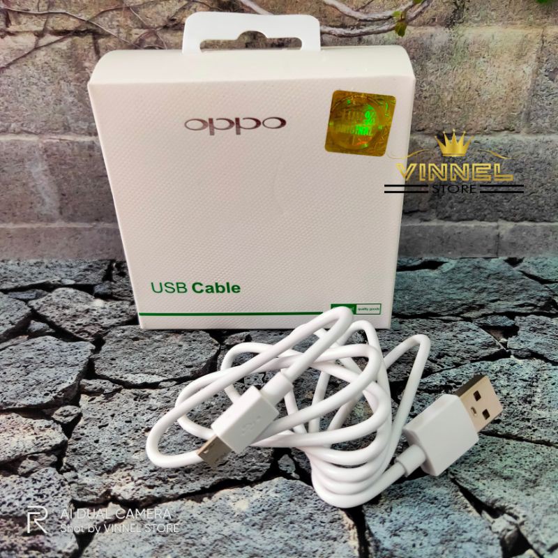 Kabel data charger oppo 2A original 100% F1 F1S F3 F5 F7 A57 A39 A71 A83 A37 NEO 7 JOY DLL