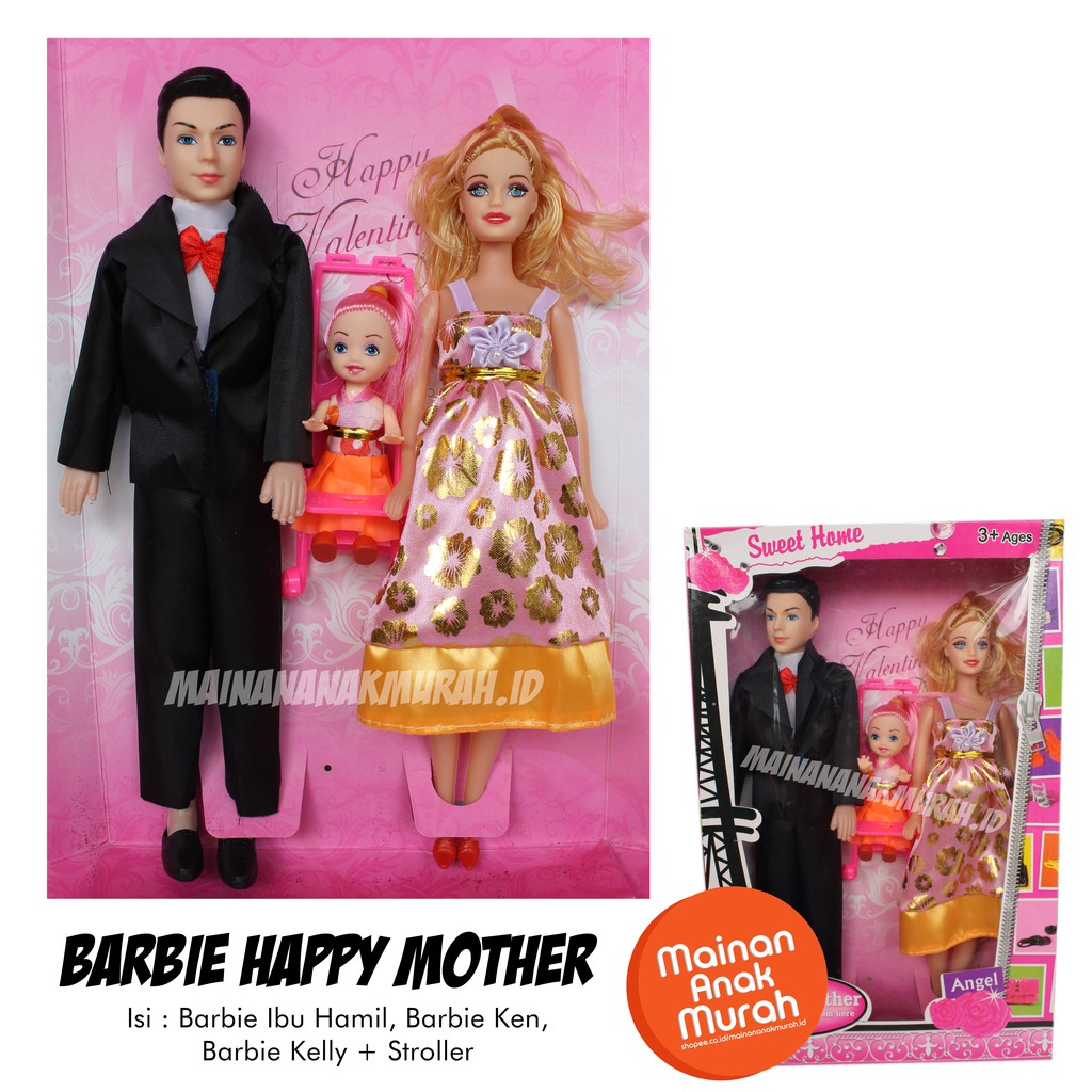 Baju Barbie Sayap Peri Kupu Kupu Fairy Gown Gaun Barbie