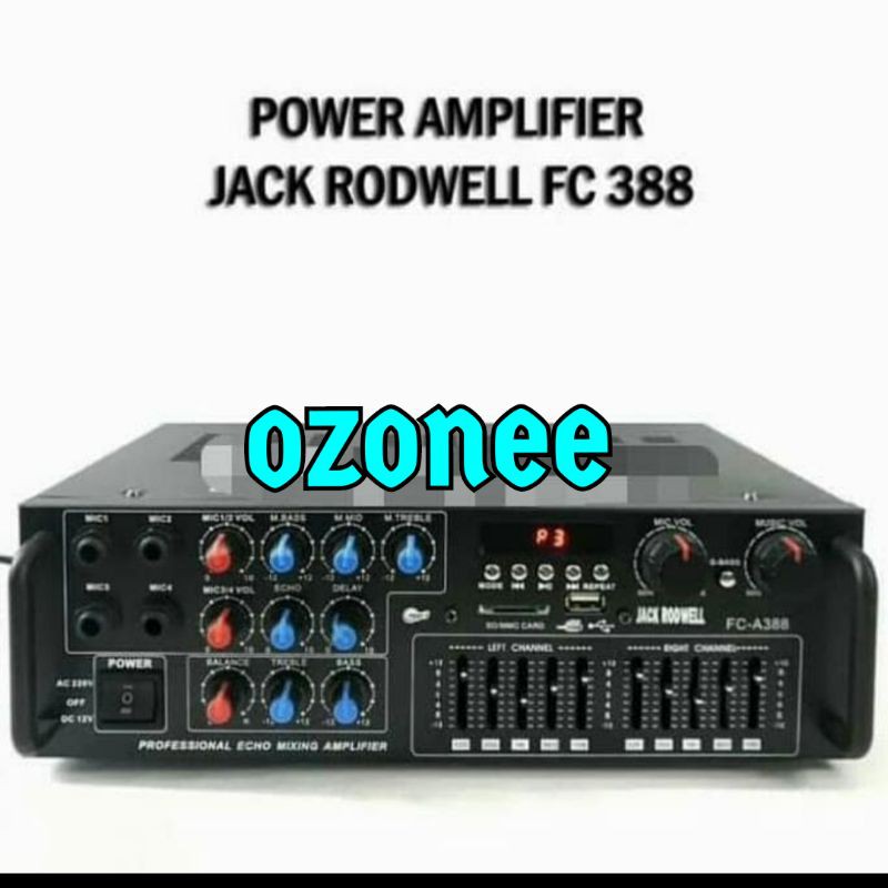 AMPLIFIER JACK RODWELL FC A388 AMPLI JACK RODWELL FC A388