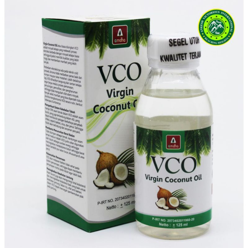 

VCO AMDHA 125ml |Virgin Coconut Oil 125ml EL MEDINAH