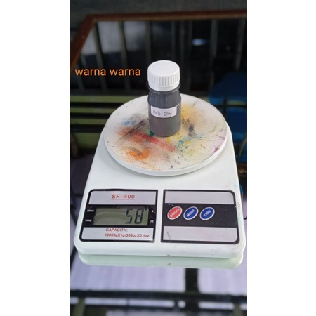 Cat Pigmen / Pigmen Resin / Pigment Resin / Pigmen pewarna resin / Ash Grey/ Netto 45gr