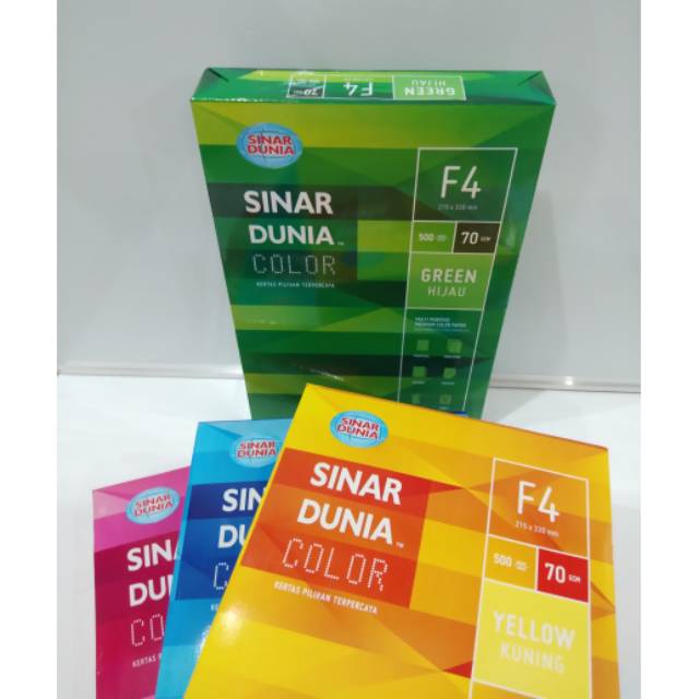 

HVS Warna F4 70 gsm Sidu