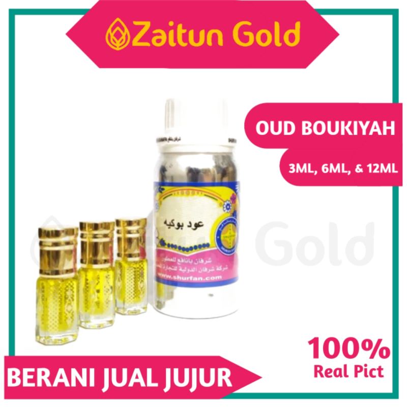 OUD BUKIYAH SHURFAN BANAFA PARFUM GAHRU OUD BOKIAH BOQIYAH BUKIAH Asli Original