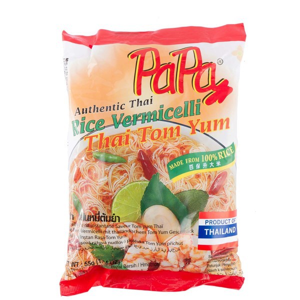 

PAPA Rice Vermicelli Thai Tom Yum 55gr