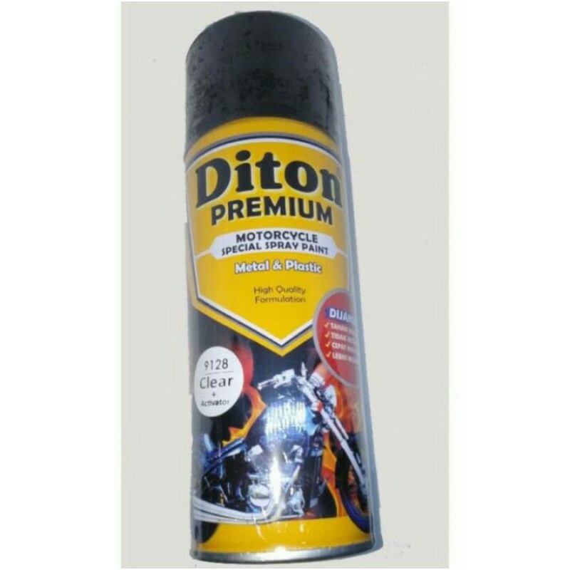 

9128 Clear Diton Premium 400cc Cat Semprot Aerosol Paint Merk Diton 400 cc Gloss + Activator Pylox