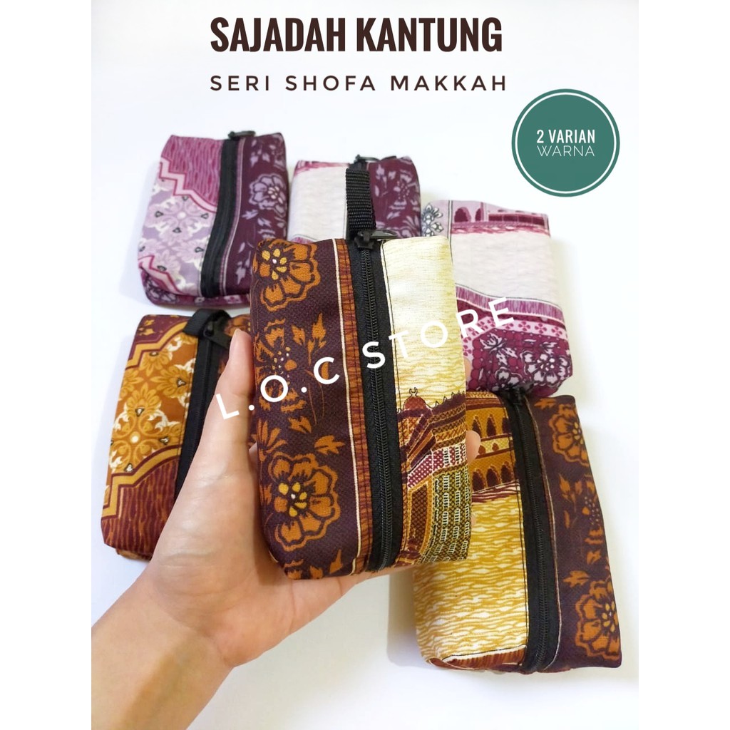 Sajadah Traveling Kantung Dompet Seri Shofa Mekah
