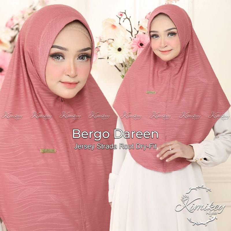 Jilbab Khimar Instan Bergo Dareen Ori Kimikey