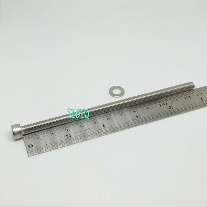 Baut L M6 X 130 Stainless / Baut L M6 x 130 SUS 304 / Baut L M6x130 Stainless