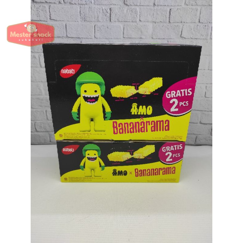 

Nabati Amo Bananarama 14 gram (1 pack isi 20 pcs)