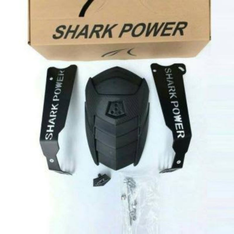 mudguard belakang kaki 2 shark power universal