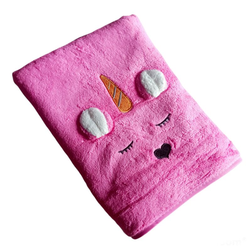 Handuk Bayi Lembut Murah UK 50X100 CM-Pink