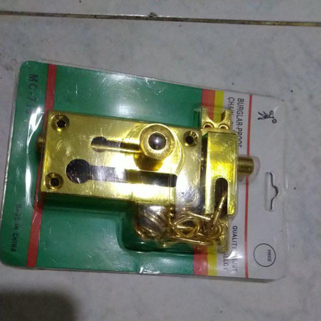 Grendel Rantai Atau Selot Rantai / Pengaman Pintu