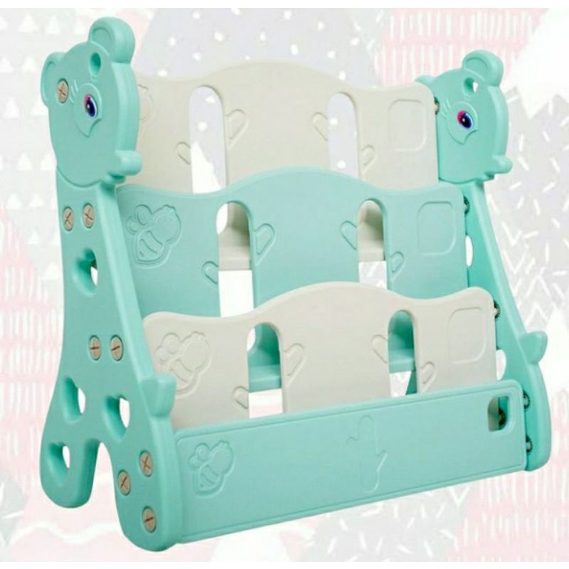 Bee animal bookself / rak buku anak /rak mainan anak/organizer buku