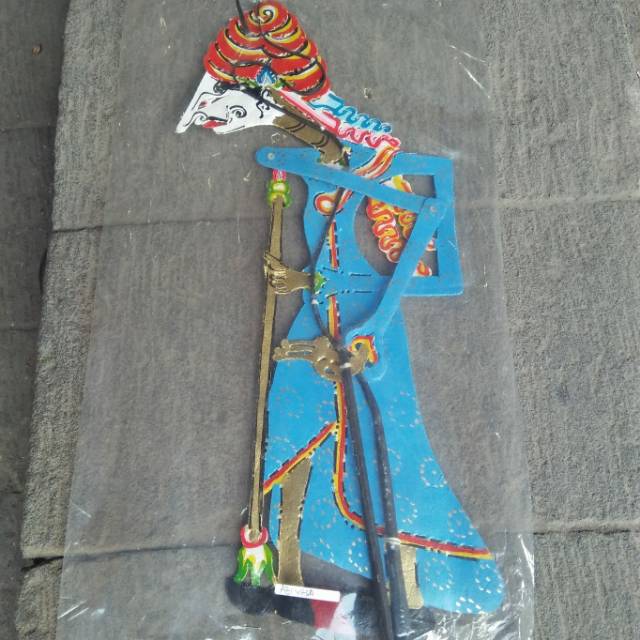 (BISA COD) KERAJINAN WAYANG KULIT ABIYASA UKURAN PEDALANGAN 40x20 cm - PAJANGAN DEKORASI RUMAH MURAH