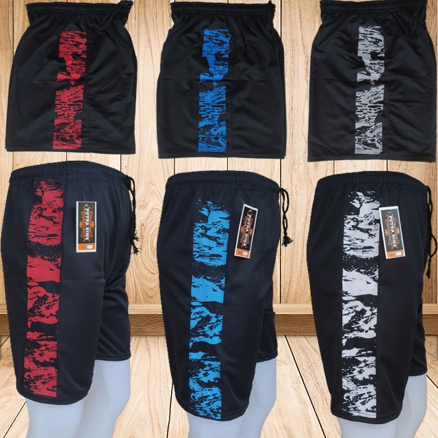 Celana Kolor Pendek Pria Santai jumbo Olahraga Training Lari Basket Sepeda Bola Voli Futsal POLOS