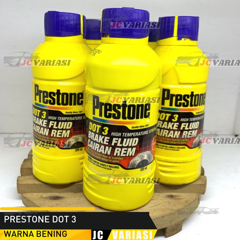 Jual PRESTONE DOT 3 Brake Fluid CAIRAN REM MINYAK REM PUTIH NETRAL