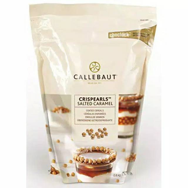 

Callebaut crispy pearls salted caramel repack 200gr