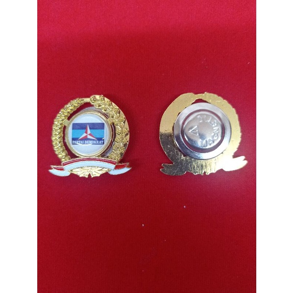 Pin Demokrat | Pin Bulat | Bros | Jual Pin | Jual Bros | Pin Partai | Pin Aesthetic | Pin Aksesories