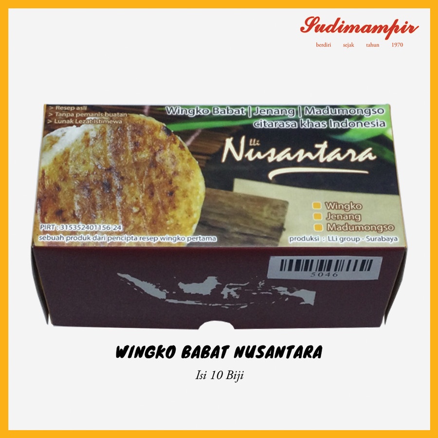 

Wingko Babat Nusantara (350 gram, 10 biji) | Oleh-Oleh / Makanan Ringan Surabaya