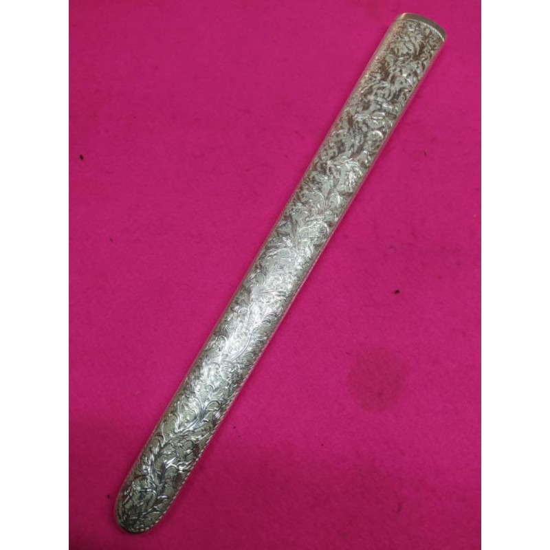 Pendok Keris Tapak Sirih Bahan Full Perak