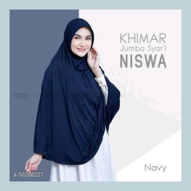 Khimar/hijab syar'i jumbo