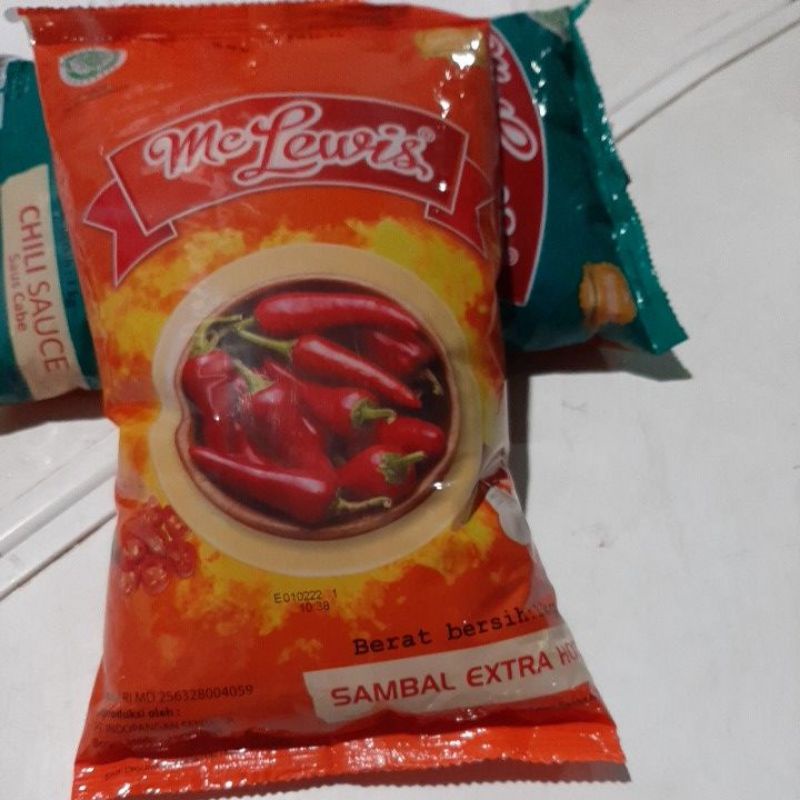 

saos sambal Mc lewis extra hot 1kg