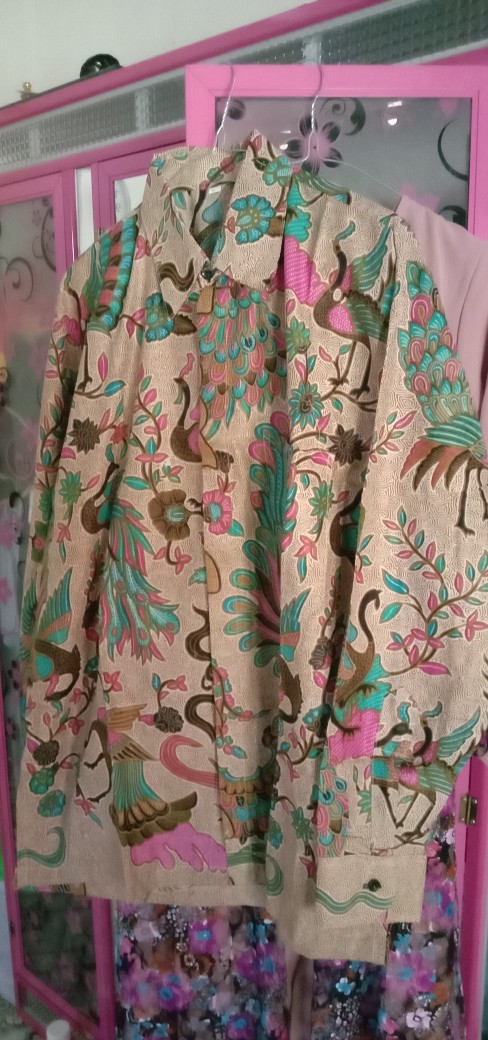 Size M L Xl Xxl Xxxl Bswart Batik Hrb026 Kenongo Hem Pendek Padi Pekalongan M L Xl Batik Pria Murahl