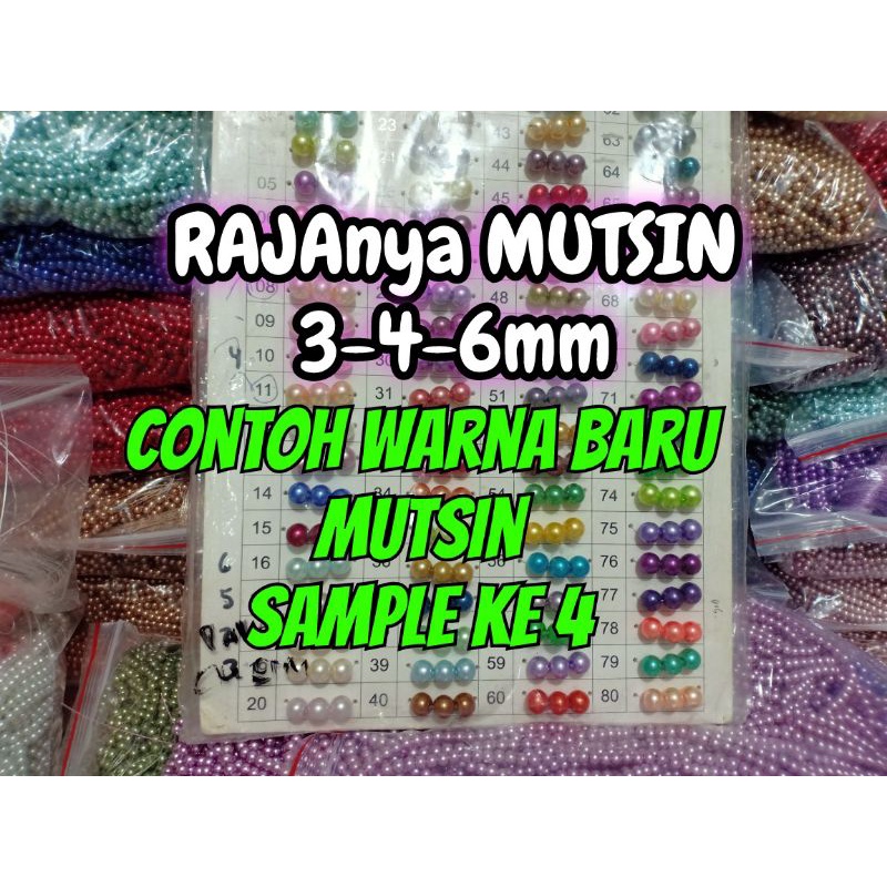 MUTIARA SINTETIS BERAT MUTSIN CONTOH KE 4 dari 5