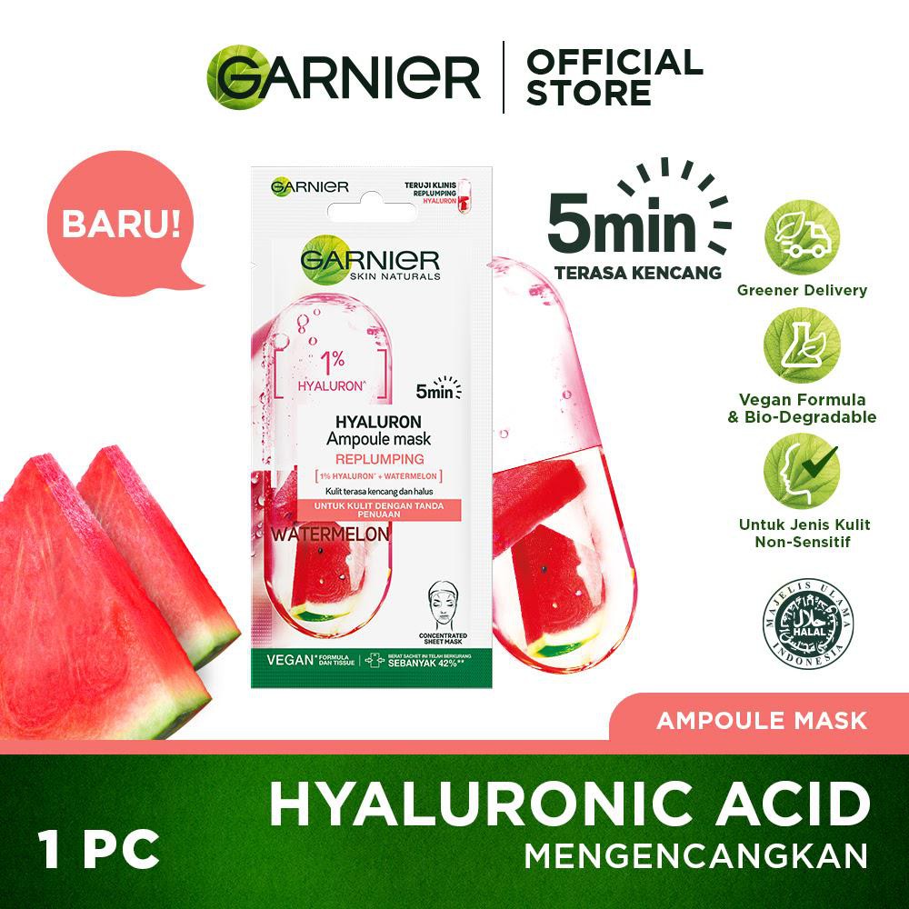 GARNIER HYALURON AMPOULE MASK REPLUMPING 15 GR @MJ