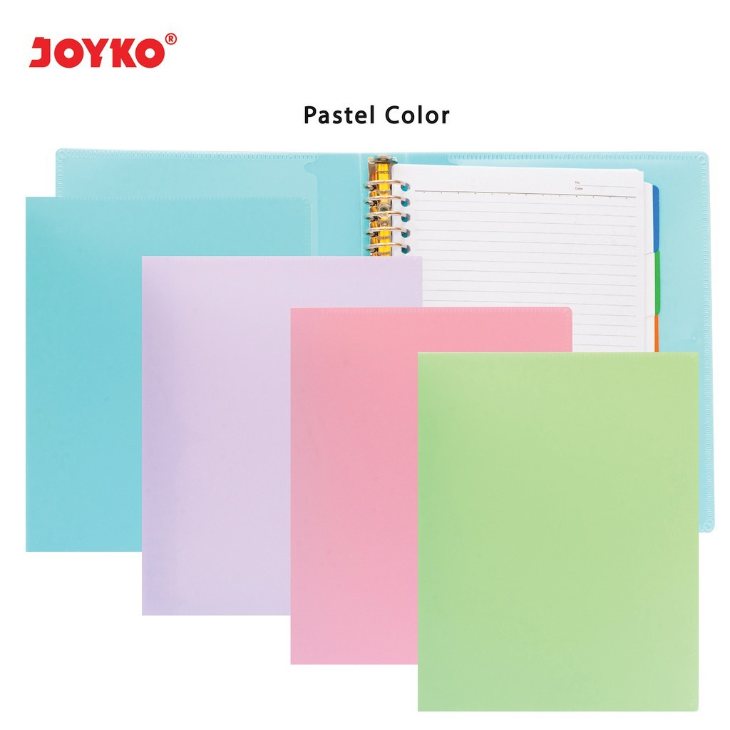 

Binder Note Joyko Pastel A5 - MHPT - M516 Binder Plastik Warna Pastel