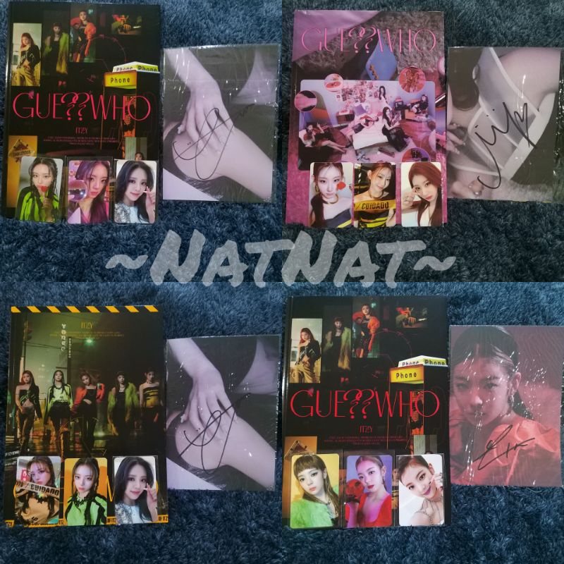 ITZY Guess Who Hello82 Signed