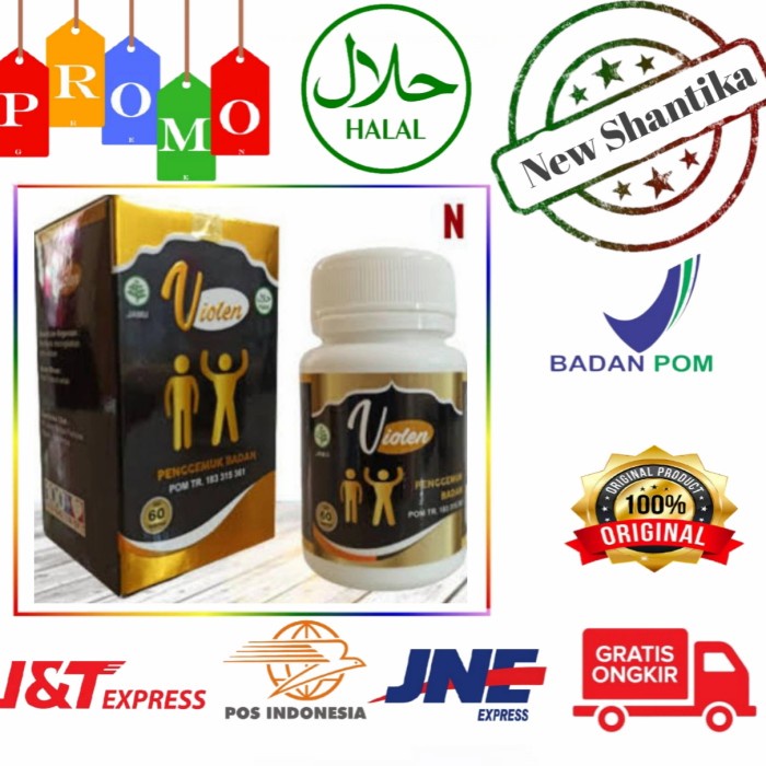 Garansi Uang Kembali Violen Asli Original Obat Penggemuk Badan