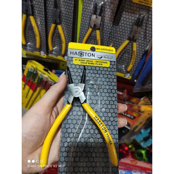 tang pin bengkok tutup prohex/ tANG SNAP RING 7&quot; PROHEX HASSTON BENGKOK TUTUP BENT NOSE INTERNAL