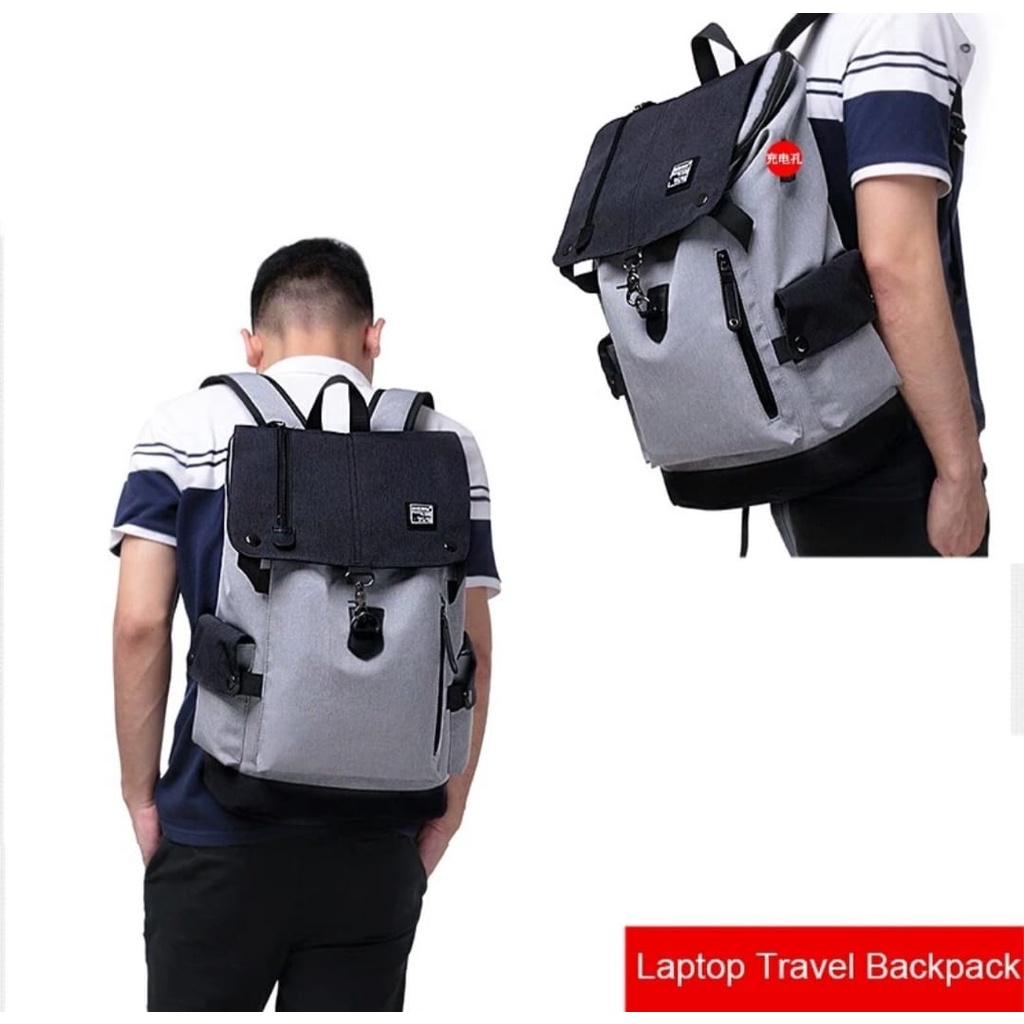 Tas Murah Tas Pria ST RD0 069 Distro Ransel Punggung Backpack Cowok Keren Sek BRAN ST