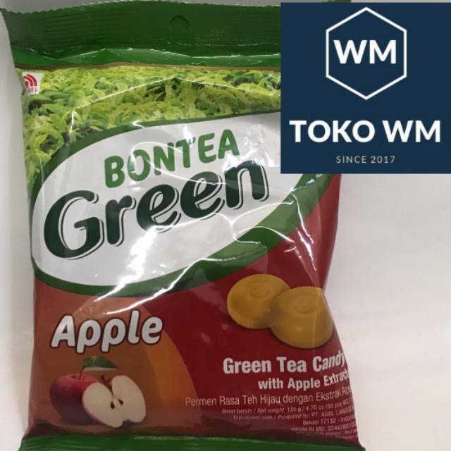 

green teh 1 bsk isi 50 butir