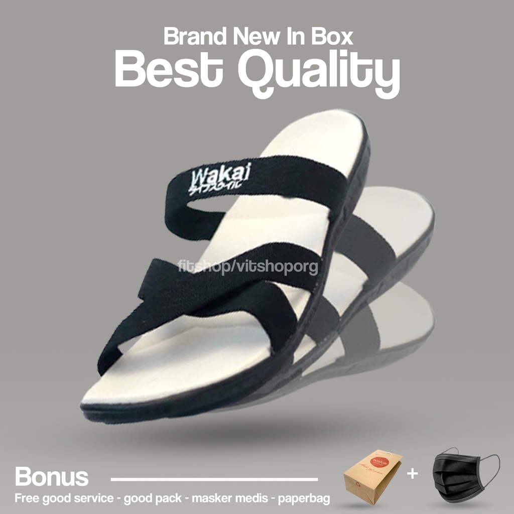 Sandal WAKAI / Sendal Tali Wakai Pria dan Wanita Selop Tali Wakai Premium Kasual Kualitas Original