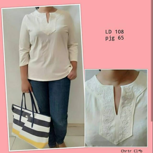 Blouse putih tulang
Charter Club