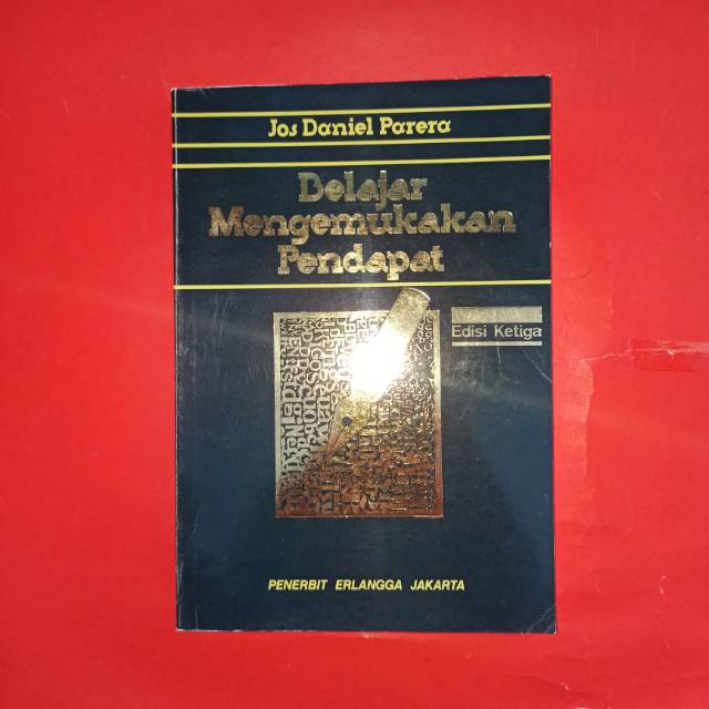 Buku lawas belajar mengemukakan pendapat