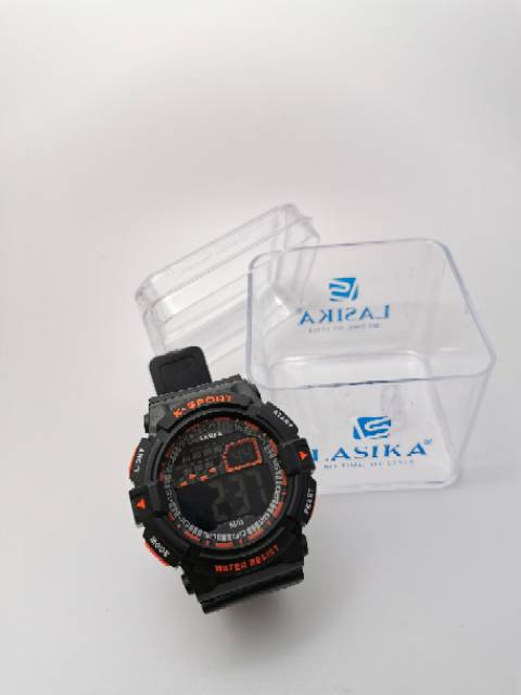 Jam tangan digital Pria Sporty water Resist Lasika 603