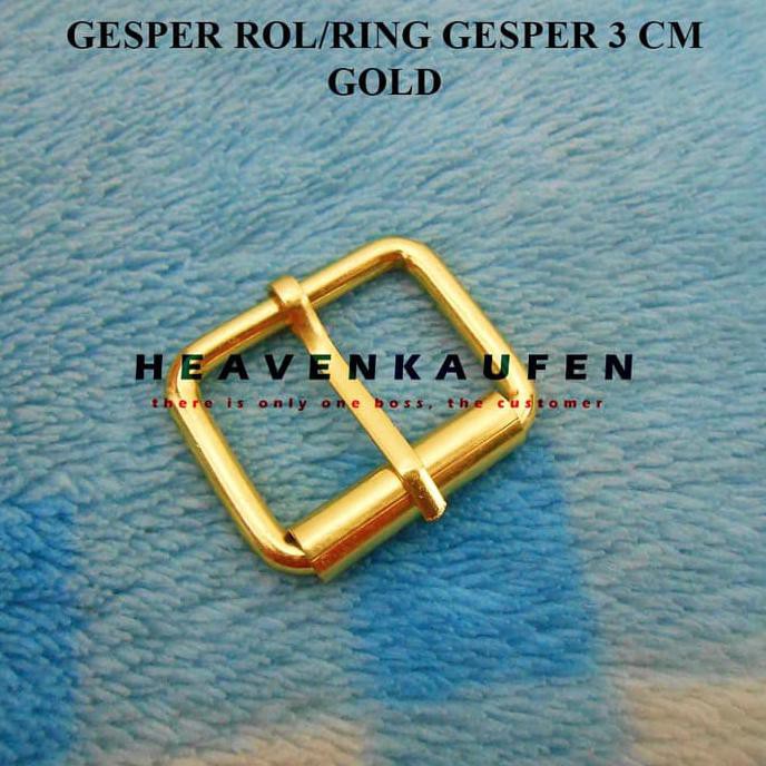 Ring Gesper / Gesper Rol Tas 3 cm Gold Emas PROMO
