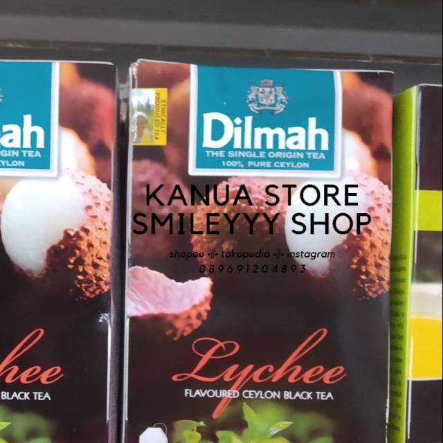 

Dilmah black tea lychee 20X10