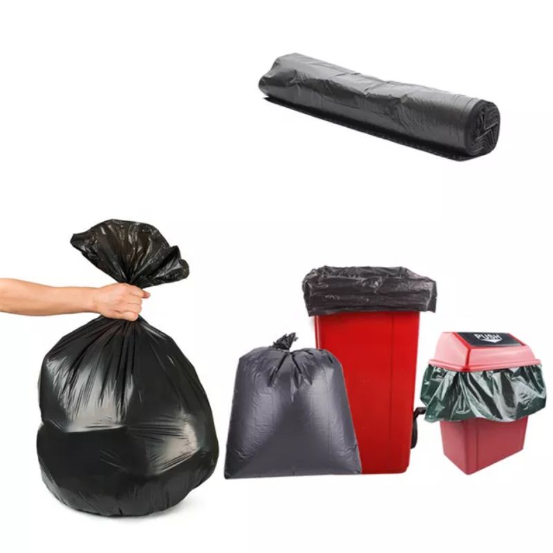 Kantong Sampah Hitam Uk. 40x60/50x75/60x100/90x120 Plastik Sampah - Trash Bag - Trashbag