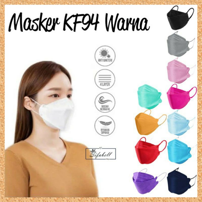 Masker KF94 Korea 4ply 3D Mask KF 94 Isi 10 Pcs