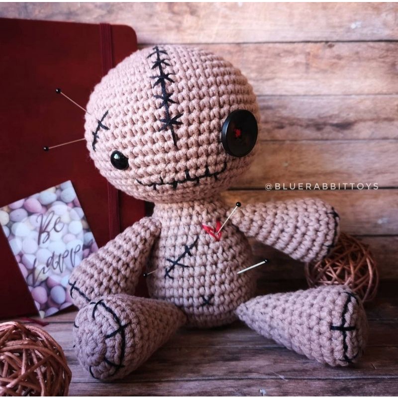 voodoo doll amigurumi boneka rajut