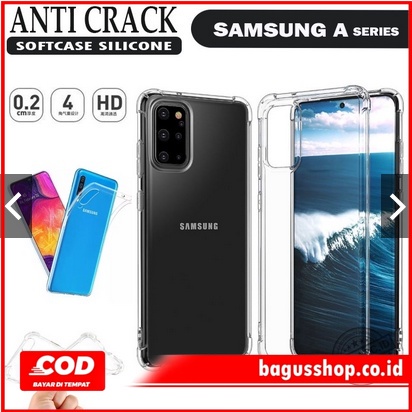 Anti Crack Samsung A02s Samsung A8 Star A9 2018 A10s Soft Case Silikon Bening Anti Crack